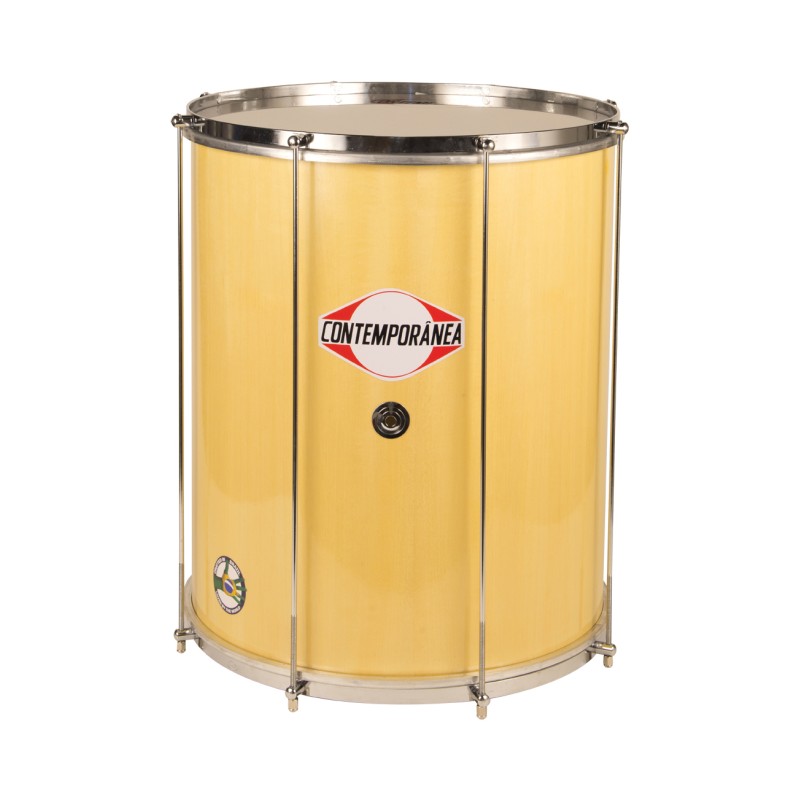 Surdo 18" x 55cm bois vernis - 8 tir. - Pro